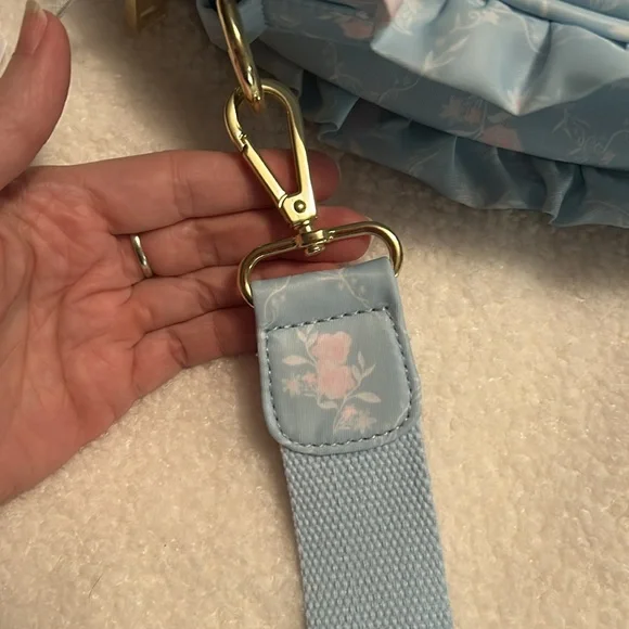 Stoney Clover High Tea printed ruffle mini heart tote - Picture 5 of 7